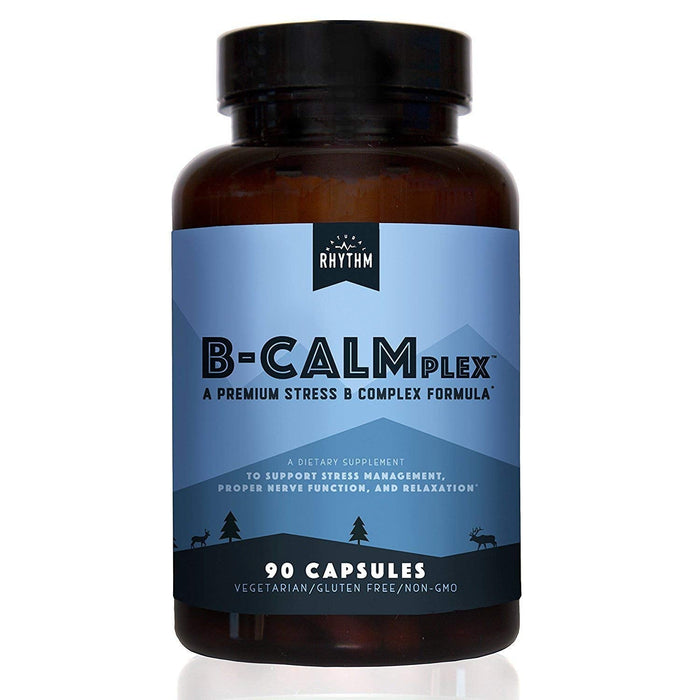 Natural Rhythm B-CALMplex – B Vitamin Blend for Nerve Function & Relaxation | 90 Capsules