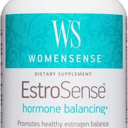 EstroSense by Natural Factors – Hormone Balance for PMS & Menopause, Vegan, Non-GMO, 60 Capsules