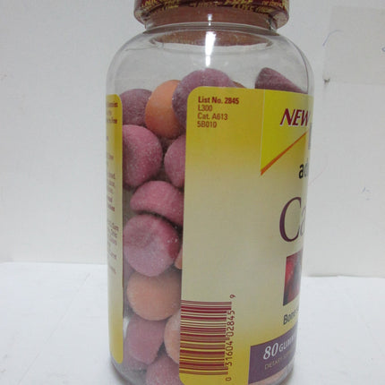 Nature Made Calcium Adult Gummies, 80 Count (Pack of 3) - Calcium Gummies for Adults