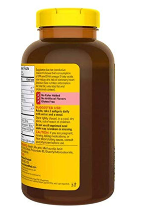 Nature Made Fish Oil Burp-Less 1200 mg Omega-3, 150-Count