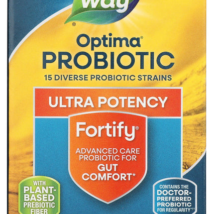 Nature's Way Fortify Optima Daily Probiotic — 100B CFUs, 15 Strains, 30 Count