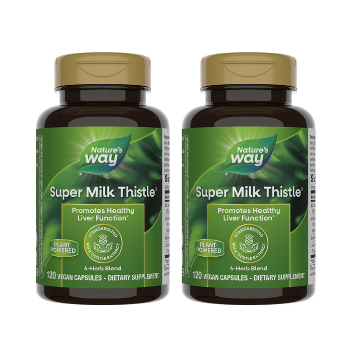 Nature's Way Super Milk Thistle - Liver Support* (Gluten Free) 120 Caps