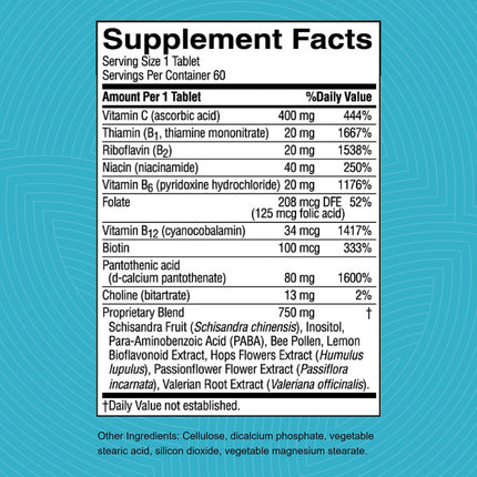 Nature's Sunshine Nutri-Calm – 60 Tablets | Natural Calm Support