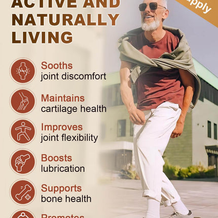 NATURE TARGET Glucosamine Chondroitin Joint Support – MSM, Collagen & Turmeric, Shellfish-Free, 120 Caps (Pack of 2)