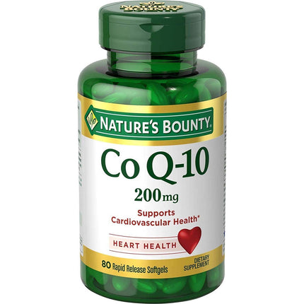 Nature's Bounty Co Q-10 Extra Strength 200 mg Softgels - 80 ea (Pack of 3)
