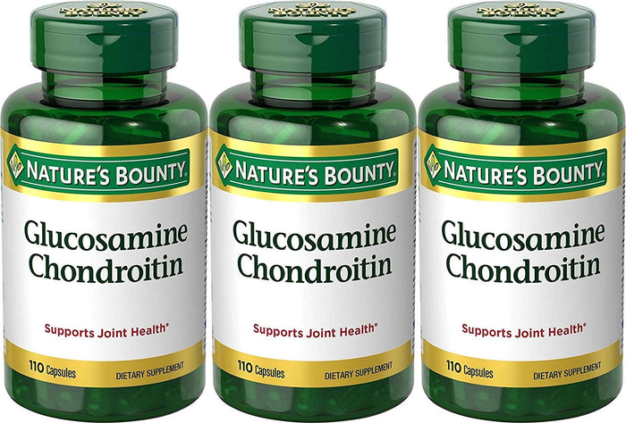 Nature's Bounty Glucosamine Chondroitin Complex, 110 Count (Pack of 3) - Joint Support