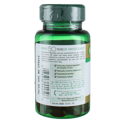 Nature's Bounty Lutein 40 mg Softgels - 30-Count, Pack of 4