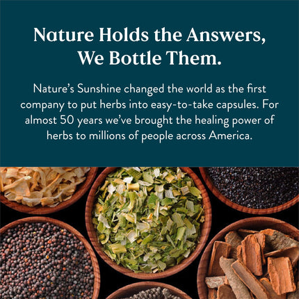Nature's Sunshine Blood Sugar Formula, 100 caps | Herbal Blood Sugar Support