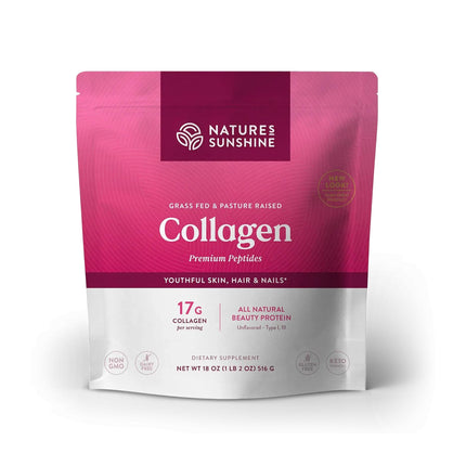 Nature's Sunshine Collagen Powder Type I & III – Grass-Fed, 18 oz