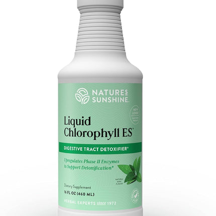 Nature's Sunshine Liquid Chlorophyll Extra Strength – Immunity & Detox (16 oz)