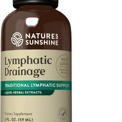 Nature's Sunshine Lymphatic Drainage Drops, 2 Fl Oz | Supports Lymphatic Function