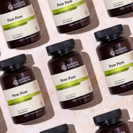 Nature's Sunshine Paw Paw Cell-Reg, 180 Capsules | 50+ Acetogenins for Selective Cellular Support