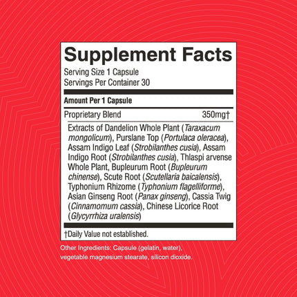 Nature's Sunshine VS-C TCM Concentrate 30 Capsules – Immune Support with Traditional Chinese Herbs