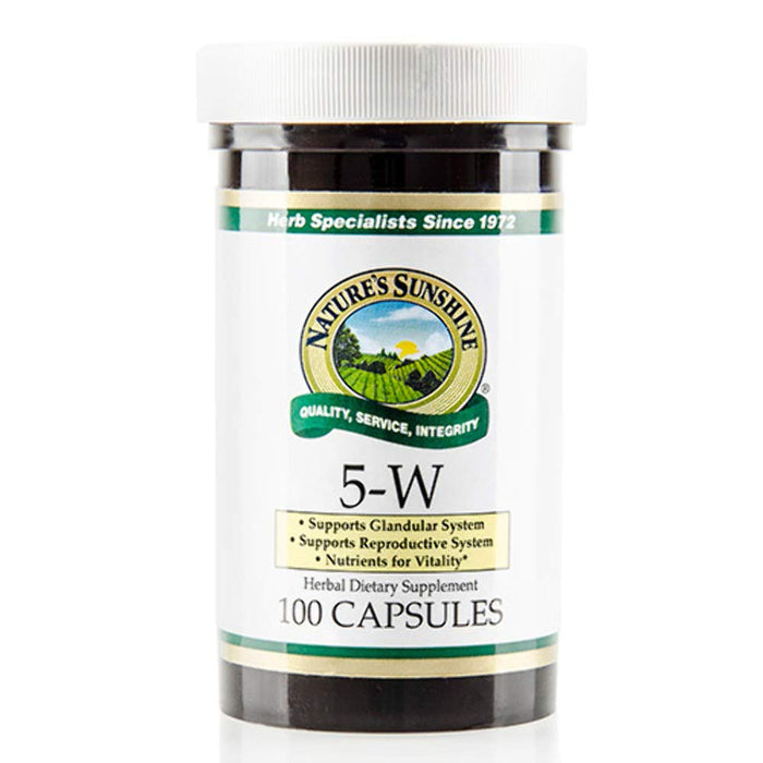 Nature's Sunshine 5-W (100 Capsules) - Late Pregnancy Support