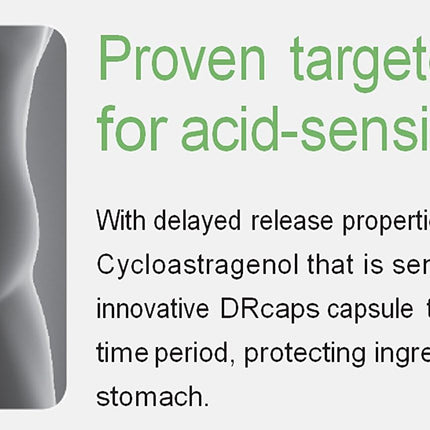Nature'sbliss Cycloastragenol 99% - Stomach Acid Protected, Made in USA, 5mg, 180 Caps