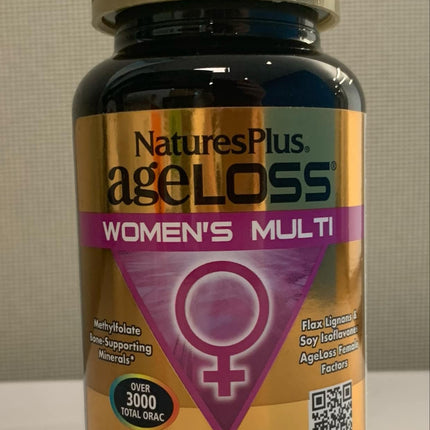 NaturesPlus AgeLoss Women’s Multi – 90 Tablets (30 Servings) | Anti-Aging Multivitamin, Menopausal Support, Gluten-Free