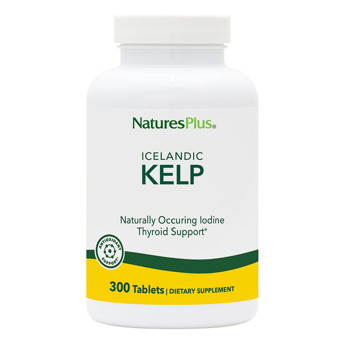 NaturesPlus Icelandic Kelp - 150 mcg Iodine, 150 mg Kelp | 300 Tablets