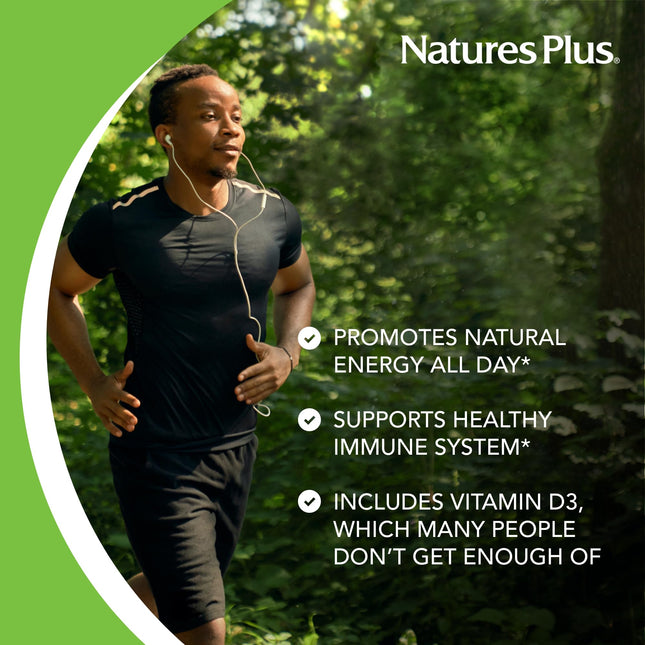 NaturesPlus Source of Life – 180 Tablets | Multivitamin with Concentrated Whole Foods (Gluten Free, Vegetarian) | 20 Servings