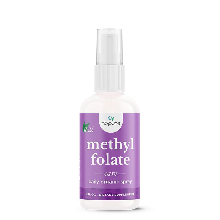 nbpure Methylfolate Vitamin B9 Spray Supplement – Liquid Folic Acid, 1 oz