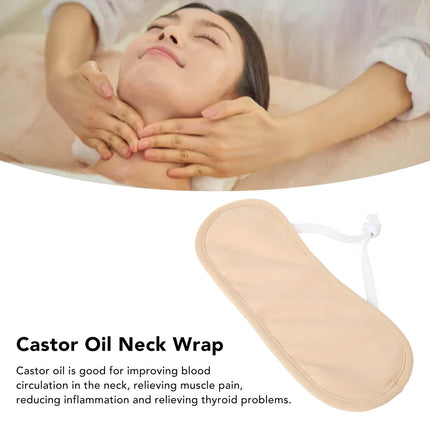 Organic Castor Oil 3 Piece Pack with a Body & a Neck Wrap (Up to 40" Waist)