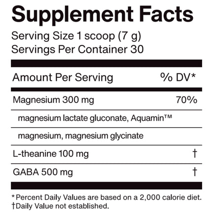 Ned mellö Magnesium Superblend Powder – Glycinate + L-Theanine, GABA, 70+ Minerals | Sleep, Relaxation & Balanced Energy | Unflavored, 30 Servings