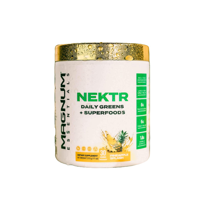 NEKTR Pineapple Splash Flavor - Daily Greens + Superfoods - Vegan & Sugar Free