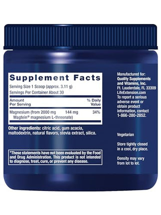 Neuro-Mag Magnesium L-Threonate Powder – Tropical Punch