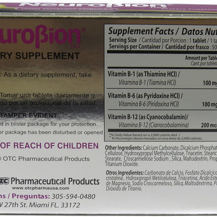 Neurobion Classic 20 Tablets - Vitamin B Energy Booster | Classic Formula