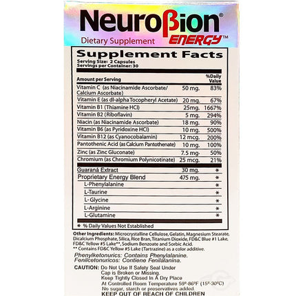 Neurobion Energy Amino Acids – 60 Count (Pack of 3)