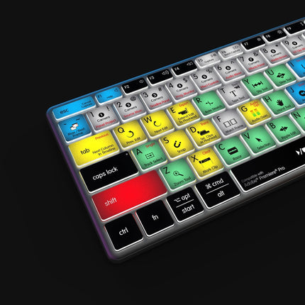 NEW Adobe Premiere Keyboard | Backlit | Wired & Wireless | Mac & PC