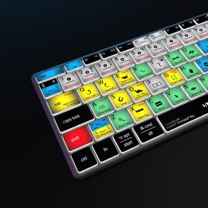 NEW Adobe Premiere Keyboard | Backlit | Wired & Wireless | Mac & PC