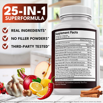 New Age Cayenne Pepper Capsules with Hawthorn Berry – 180 Count
