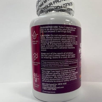 NEW AGE Collagen Pills with Biotin, Keratin & Hyaluronic Acid – 270 Count