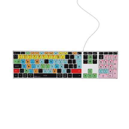 Cubase Compatible Keyboard | AB10 Backlit | Wired & Wireless | Mac & PC