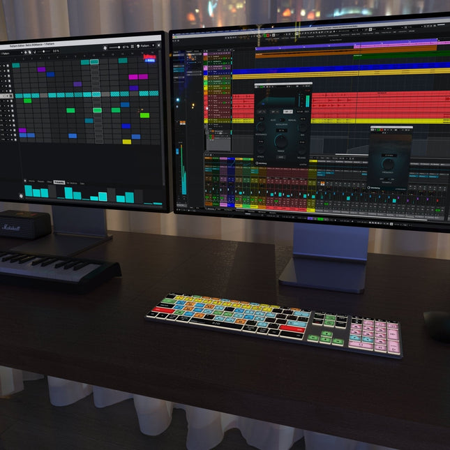NEW Cubase Compatible Keyboard | Backlit | Wired & Wireless | Mac & PC
