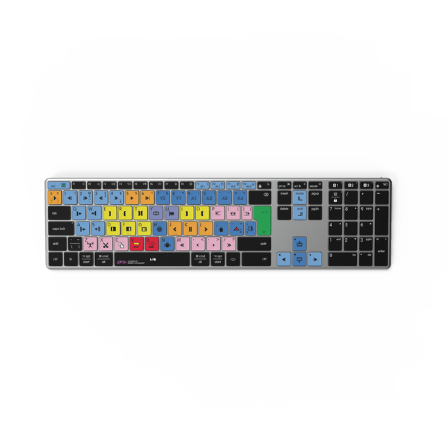 NEW Avid Media Composer Keyboard | Backlit | Wired & Wireless | Mac & PC