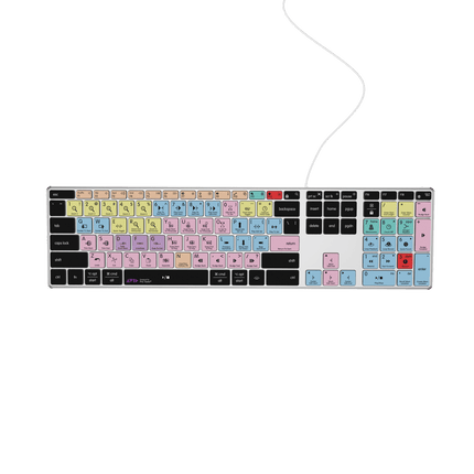 Pro Tools Keyboard | AB10 Backlit | Wired & Wireless | Mac & PC