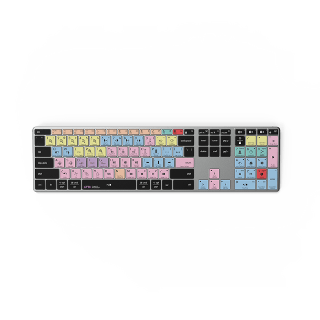 Pro Tools Keyboard | AB10 Backlit | Wired & Wireless | Mac & PC