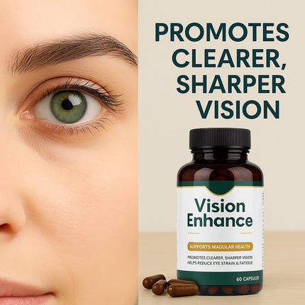 KBSBUBB Vision Enhance Pro – Lutein, Zeaxanthin & Bilberry Carotenoid Blend, 30-Day Supply