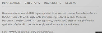 NIOD Multi-Molecular Hyaluronic Complex - 1 Oz