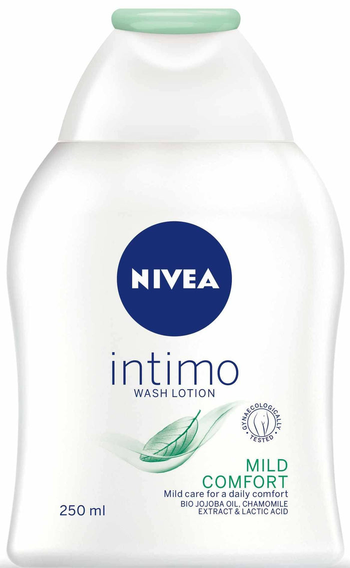 NIVEA Intimo Natural Daily Comfort — Mild & Delicate Feminine Cleanser, 250 ml