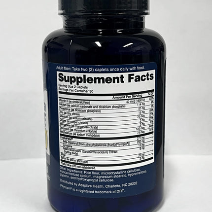 Super Beta Prostate Advanced Prostate Supplement for Men – Beta Sitosterol (Not Saw Palmetto) – 60 Caplets