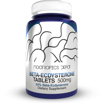Nootropics Depot Beta Ecdysterone 50% Tablets (500mg) – Cyanotis Arachnoidea Extract, 30 Count