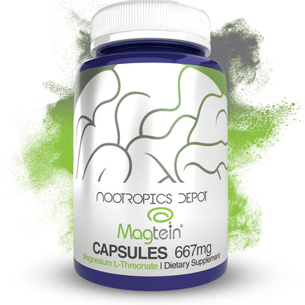 Nootropics Depot Magtein Magnesium L-Threonate Capsules – 90 Count | Cognitive Function Support