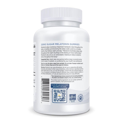 Nordic Naturals Zero Sugar Melatonin Gummies – Raspberry, 1.5 mg, 120 Gummies | Vegan & Non-GMO