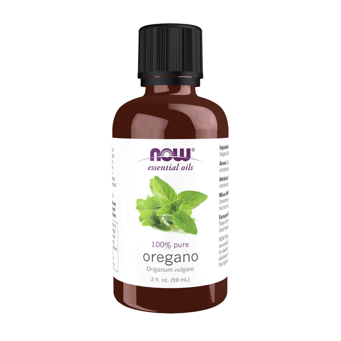 NOW Essential Oils Oregano Oil – 2 oz, Steam-Distilled, 100% Pure, Vegan