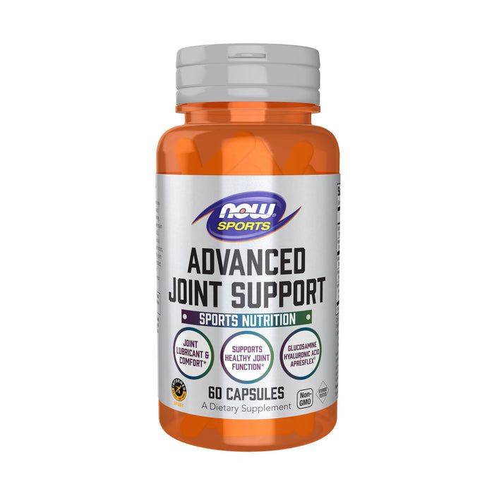 NOW Sports Advanced Joint Support - Glucosamine, Hyaluronic Acid, ApresFlex (60 Capsules)