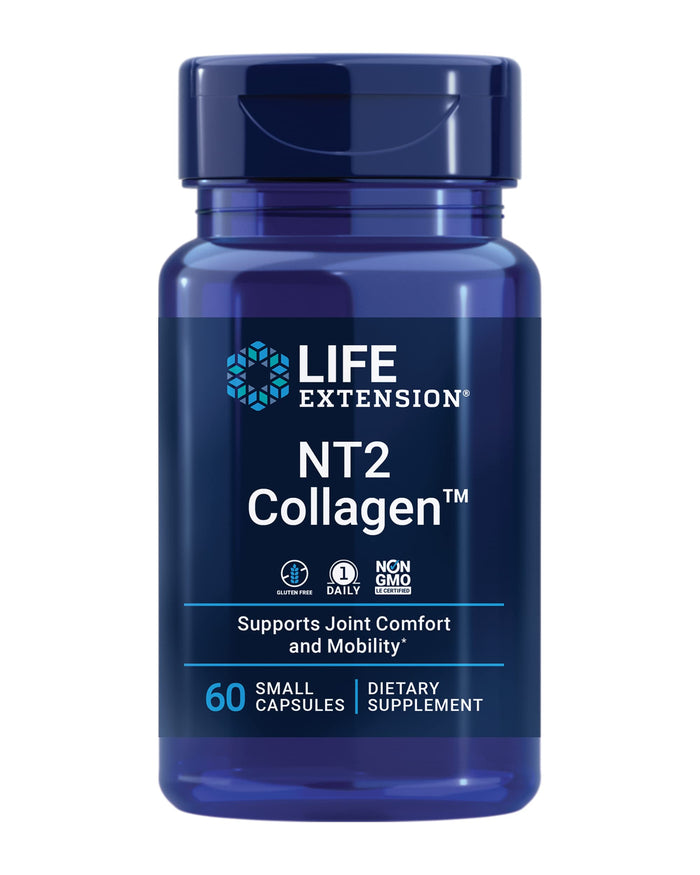 Life Extension NT2 Collagen — Joint Health & Mobility, 60 Small Capsules
