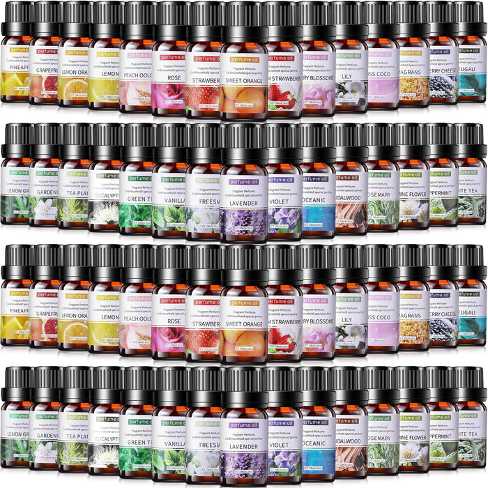 Nuanchu 108 Pcs Essential Oils Set 10ml – Diffuser Fragrance Kit (36 Scents)