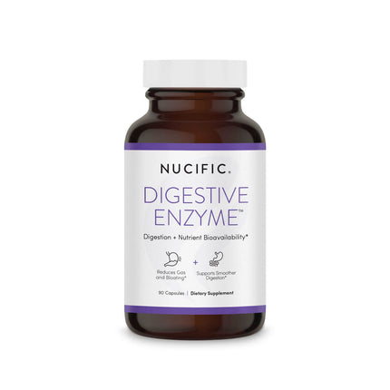 Nucific Digestive Enzyme Supplement – Supports Digestion & Nutrient Bioavailability | 90 Count